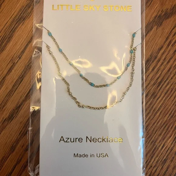 NWT Little Sky Stone Azure Necklace - Picture 4 of 6